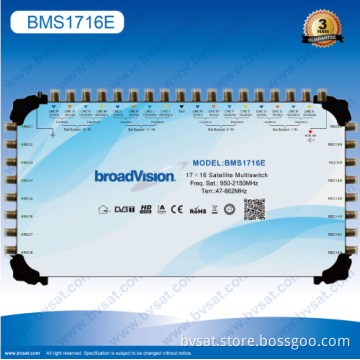 Satellite Tv Signal Switching Systems 17in 16out Stand-alone Multiswitch 
